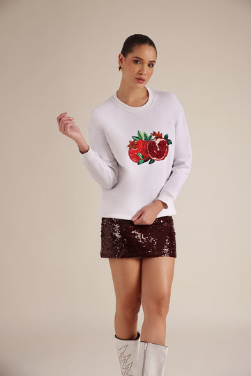 Ruby White Pomegranate Sweatshirt
