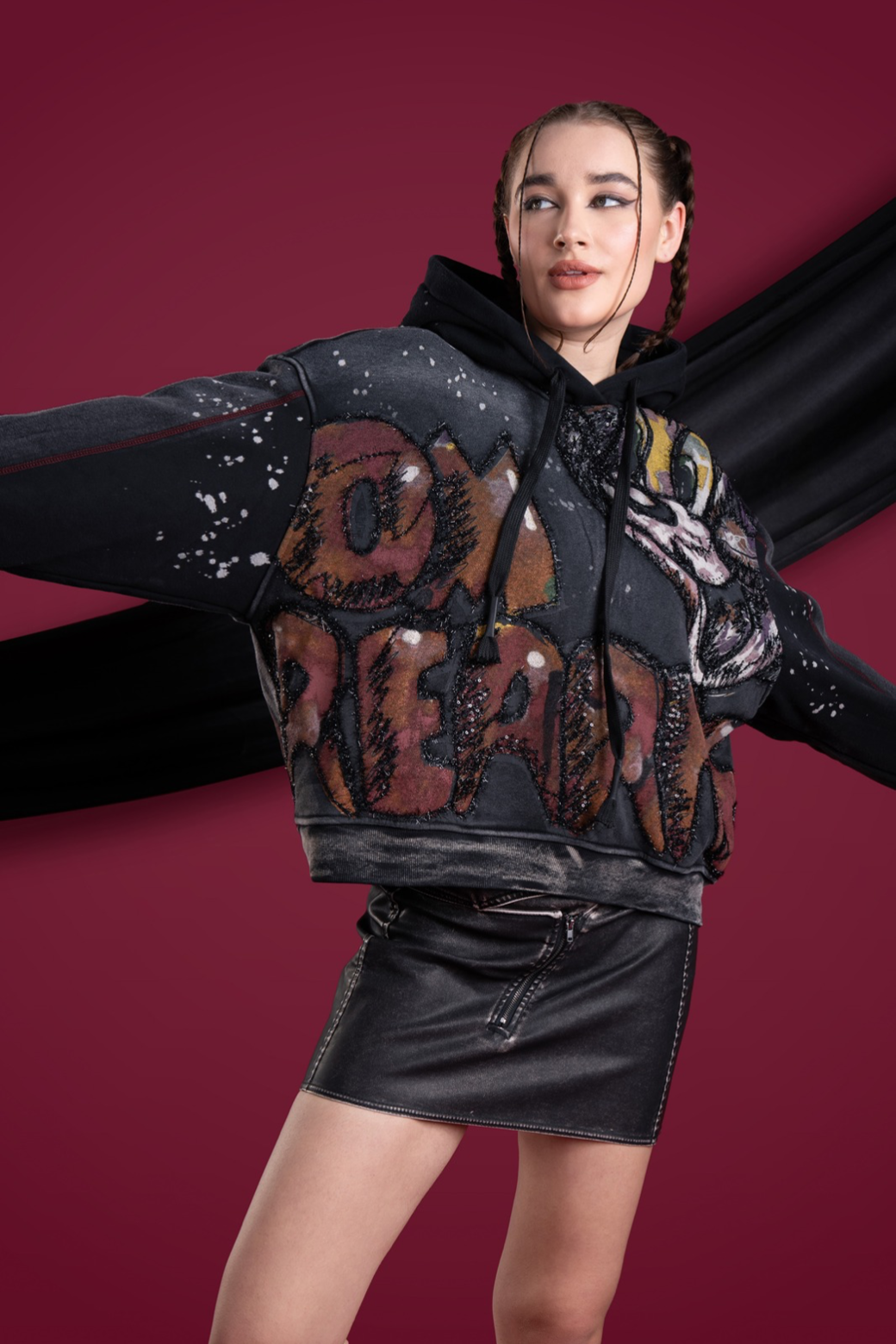 Nocturnal Charm Hoodie